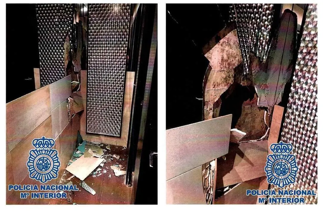 Los ba&ntilde;os destrozados. - CNP
