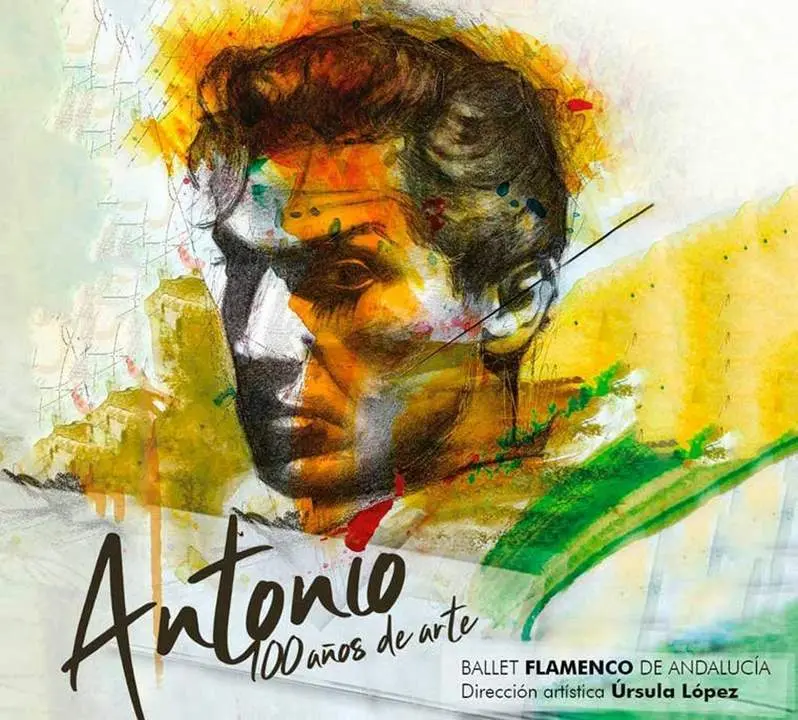Cartel Antonio...100 a&ntilde;os de arte. - 