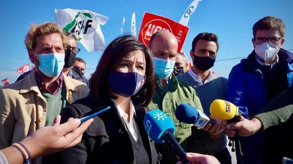 Virginia P&eacute;rez en Mor&oacute;n. - PP