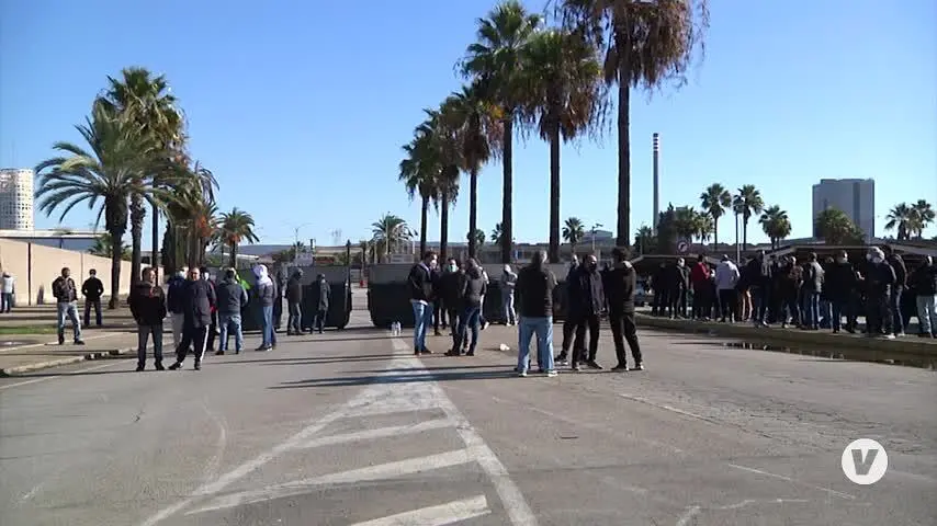Tensi&oacute;n en el Campo de Gibraltar en la novena jornada de la huelga del metal