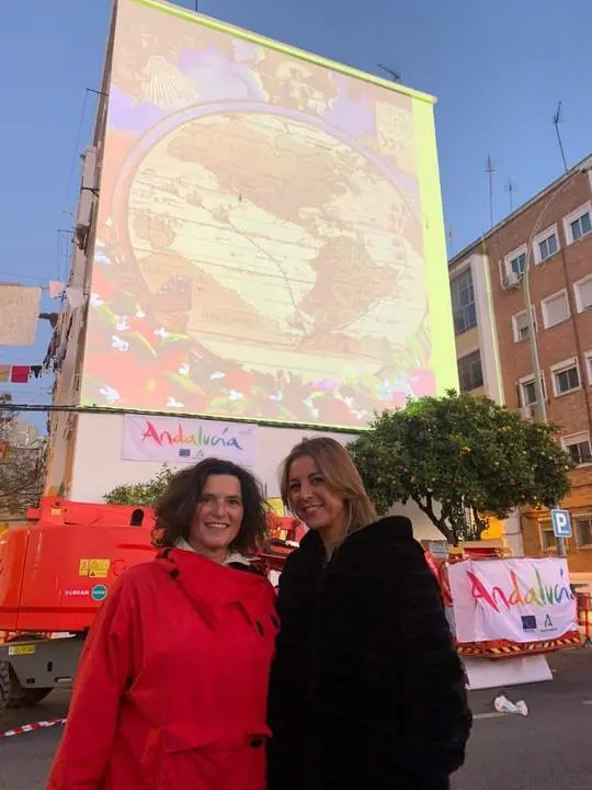 Murales en la calle Tarfia. - JUNTA DE ANDALUC&Iacute;A