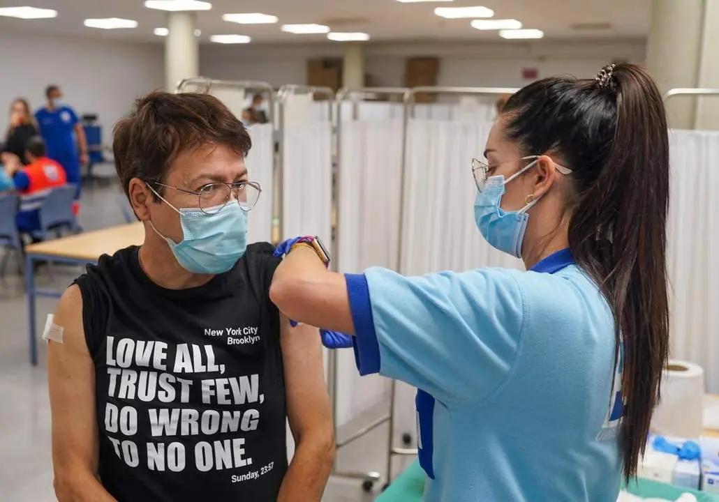 Vacunaci&oacute;n contra el coronavirus.  - EDUARDO BRIONES / EUROPA PRESS