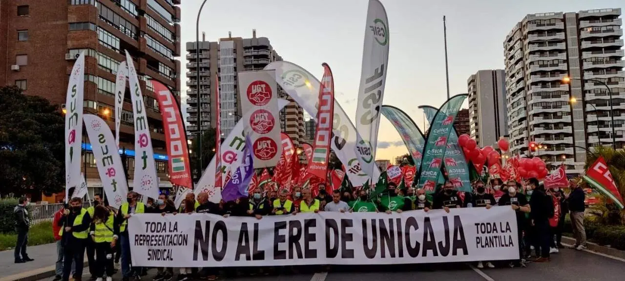 Imagen de la &uacute;ltima manifestaci&oacute;n en M&aacute;laga. - CSIF