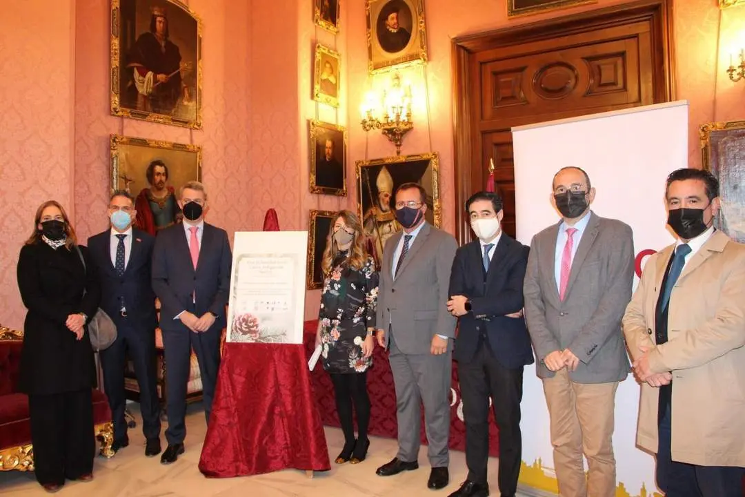 El delegado del Distrito Casco Antiguo, Juan Carlos Cabrera, en la presentaci&oacute;n de la campa&ntilde;a 