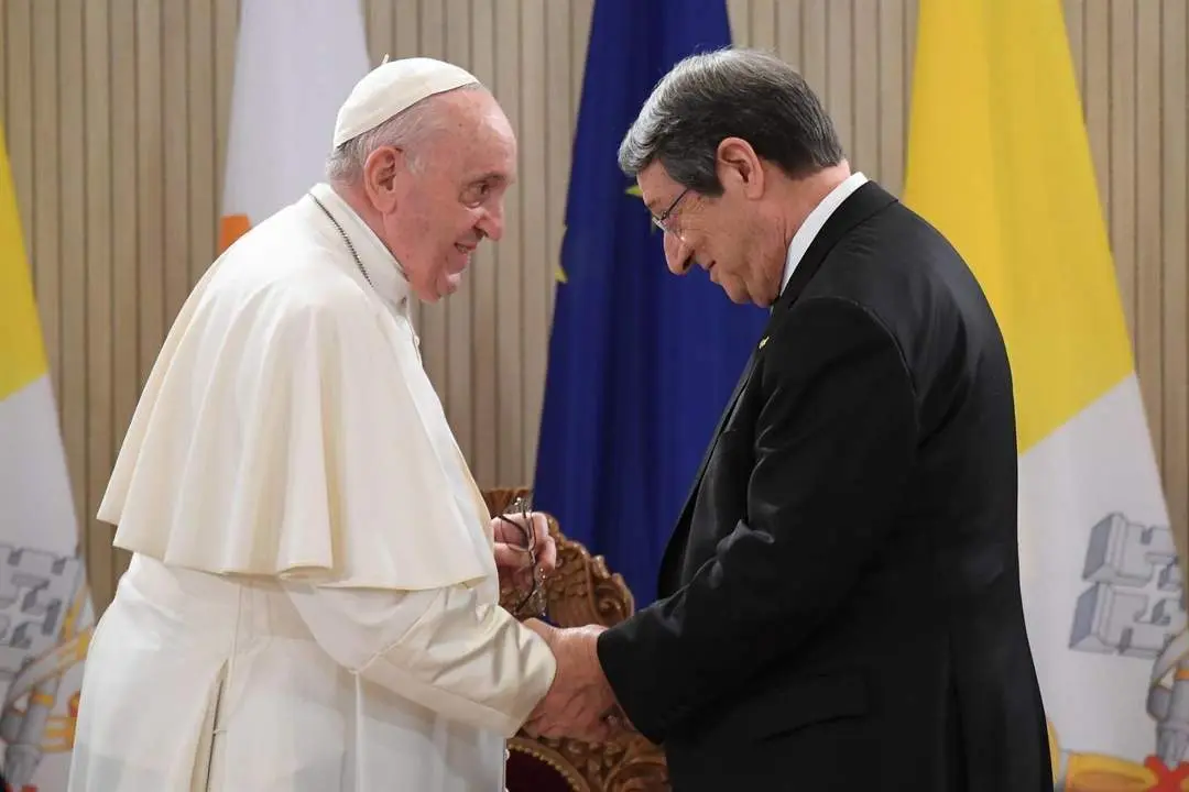 El Papa, en Chipre. - EFE