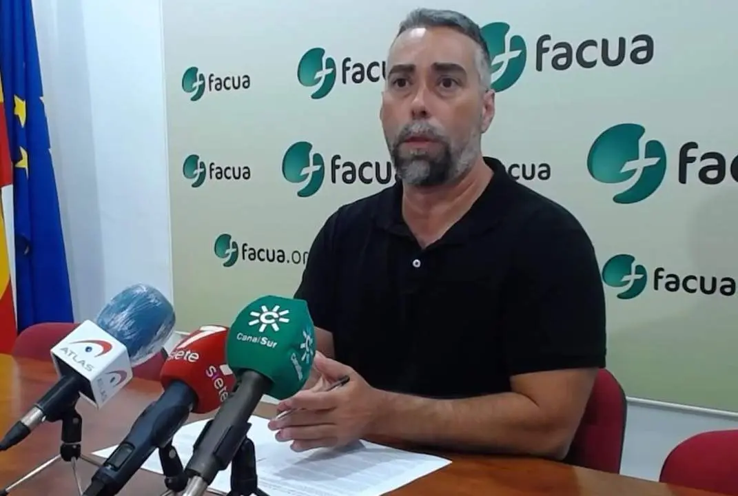 El portavoz de Facua, Rub&eacute;n S&aacute;nchez, en una imagen de archivo. - FACUA