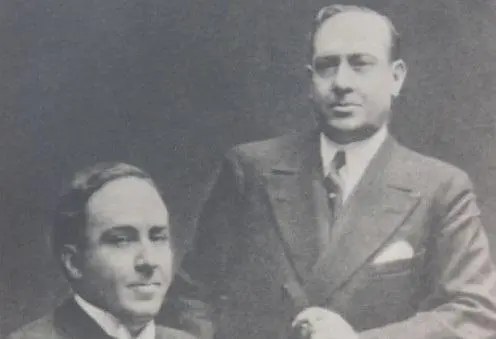 Manuel y Antonio Machado en una fotograf&iacute;a de &eacute;poca. - INSTITUTO CERVANTES 
