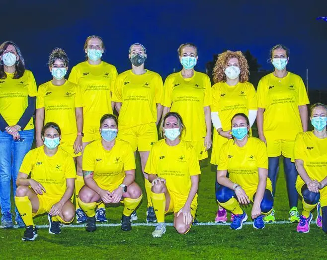 El equipo de las estrellas onubenses. - ADRI&Aacute;N COSTA