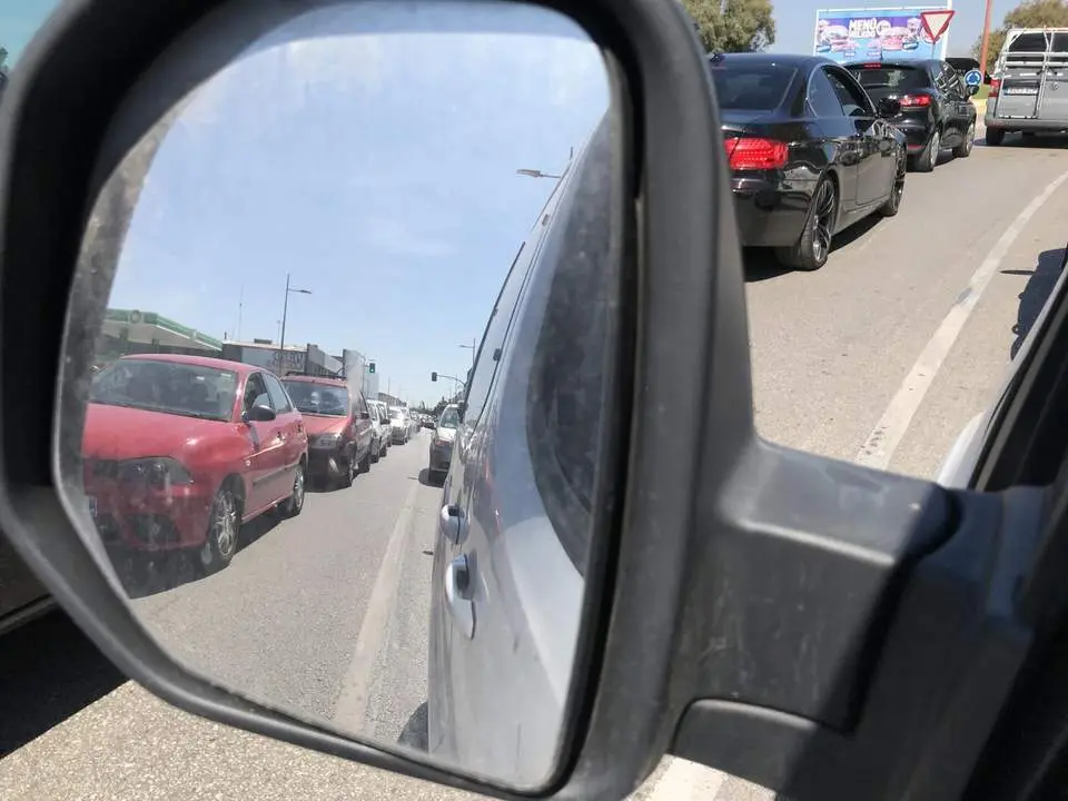 Tr&aacute;fico en Chiclana. - 