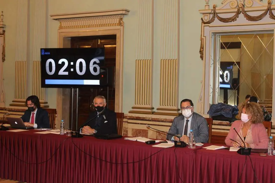 Grupo municipal del PP en un pleno. - VH
