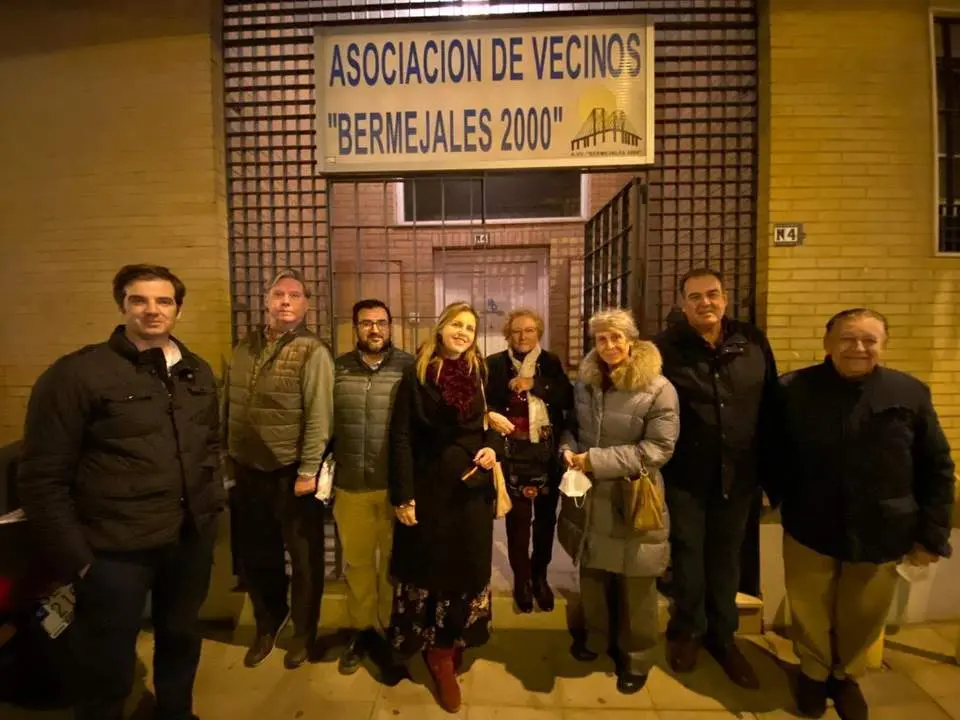 Visita de Vox a Los Bermejales. - VOX