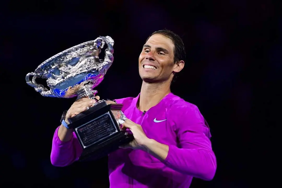 Rafa Nadal, en la final del Open de Australia. - EFE