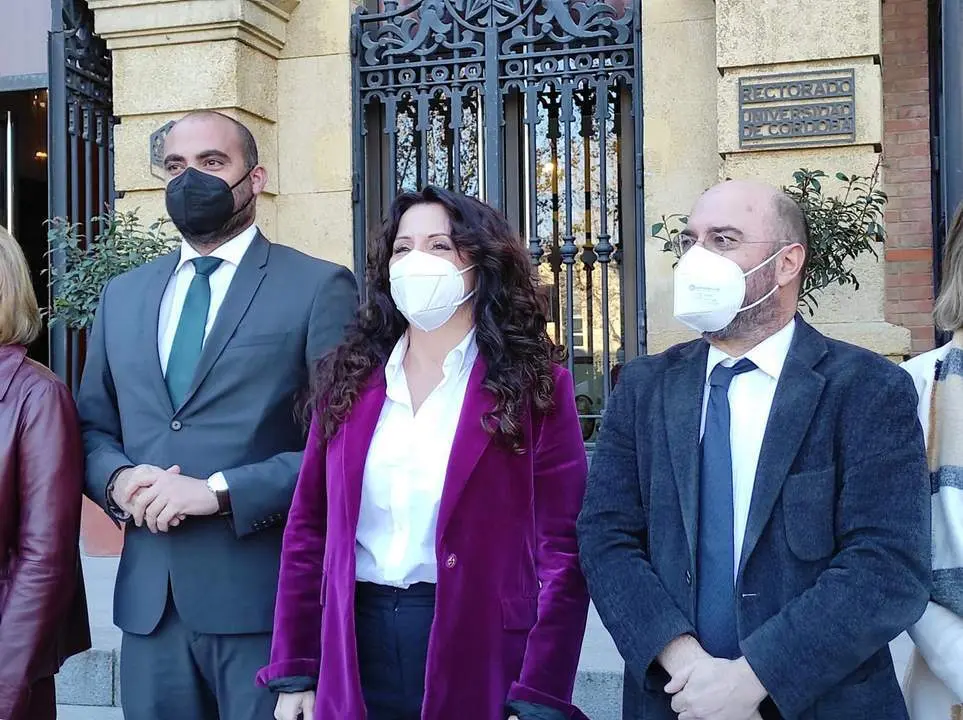 La consejera de Igualdad, Pol&iacute;ticas Sociales y Conciliaci&oacute;n de la Junta de Andaluc&iacute;a, Roc&iacute;o Ruiz, en un acto en C&oacute;rdoba.  - EUROPA PRESS