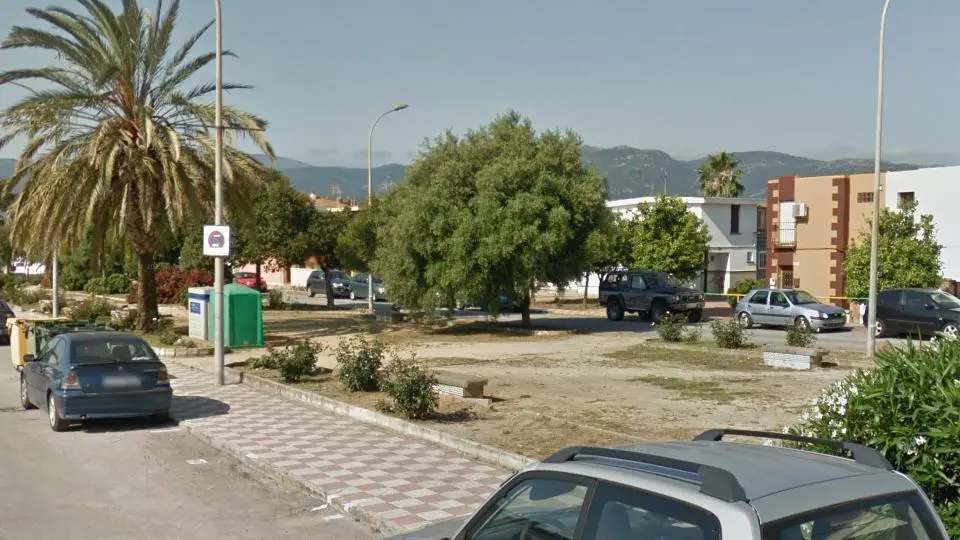 La plaza de San Isidro, en Los Barrios. - Google Maps