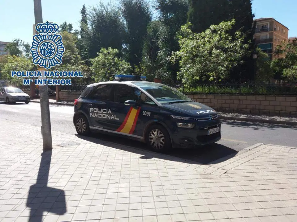 Coche patrulla de Polic&iacute;a Nacional. - 