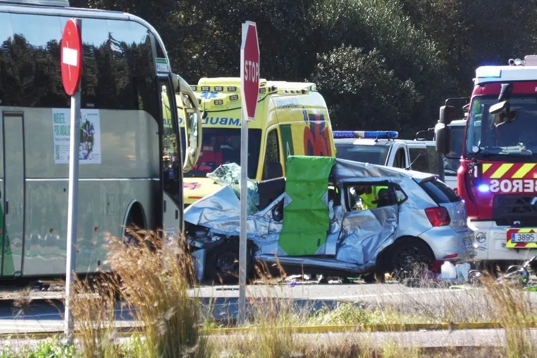 Imagen de archivo de un accidente. | EFE