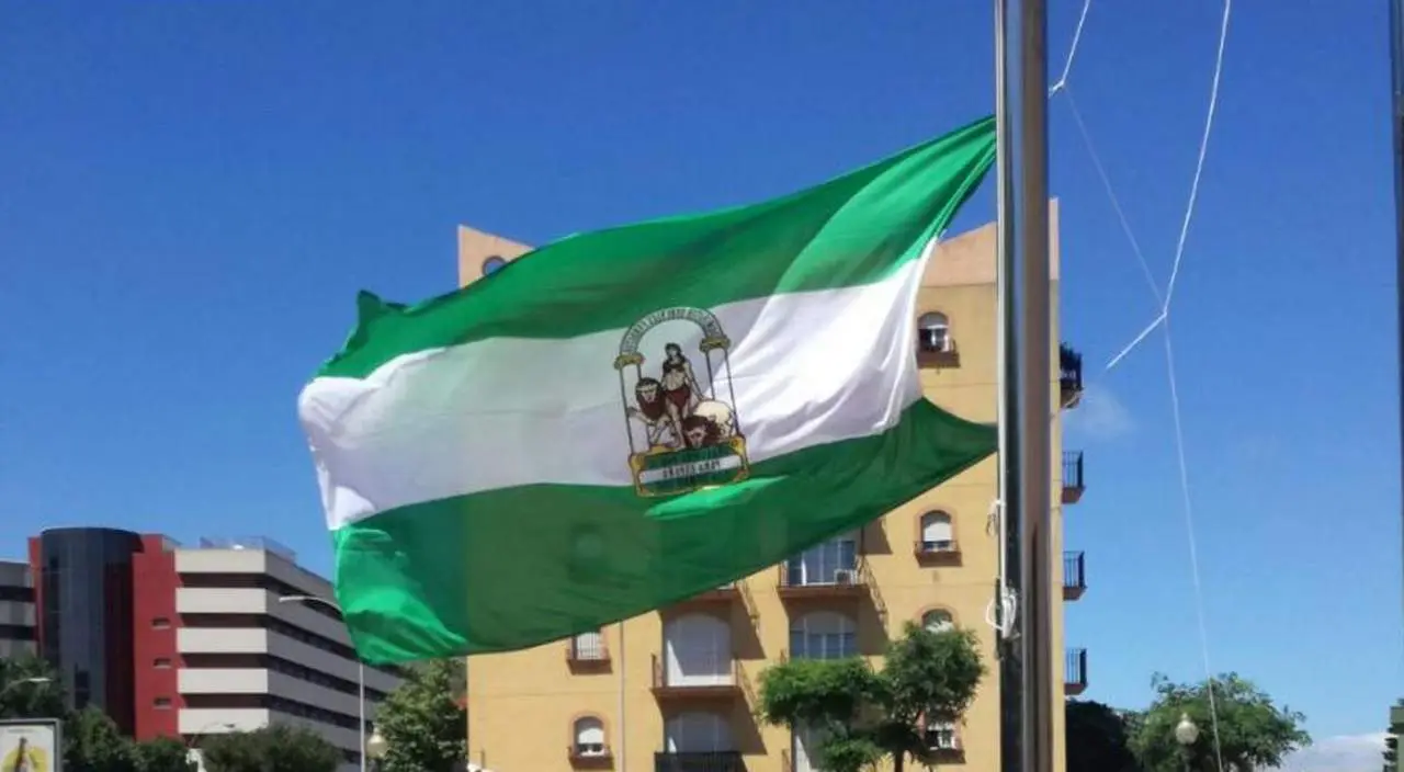 Bandera de Andaluc&iacute;a. - Archivo