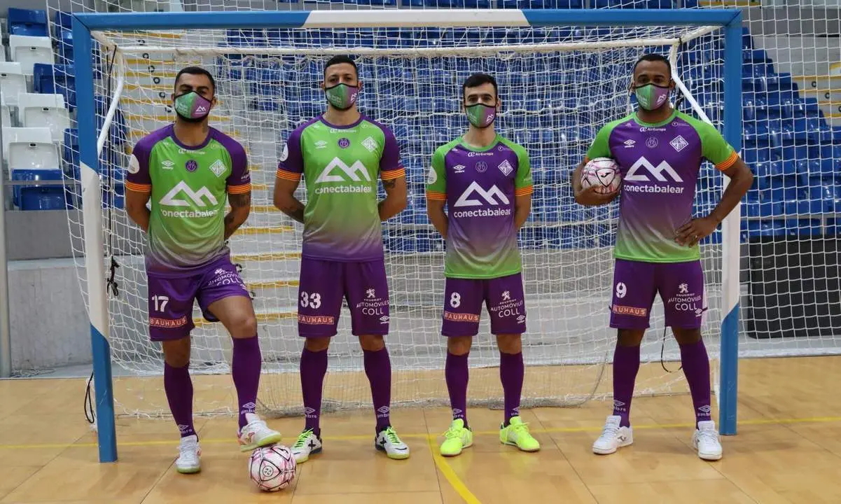 Palma Futsal presentaba sus equipaciones especiales para disputar esta Supercopa de Espa&ntilde;a en Jerez. - Palma Futsal
