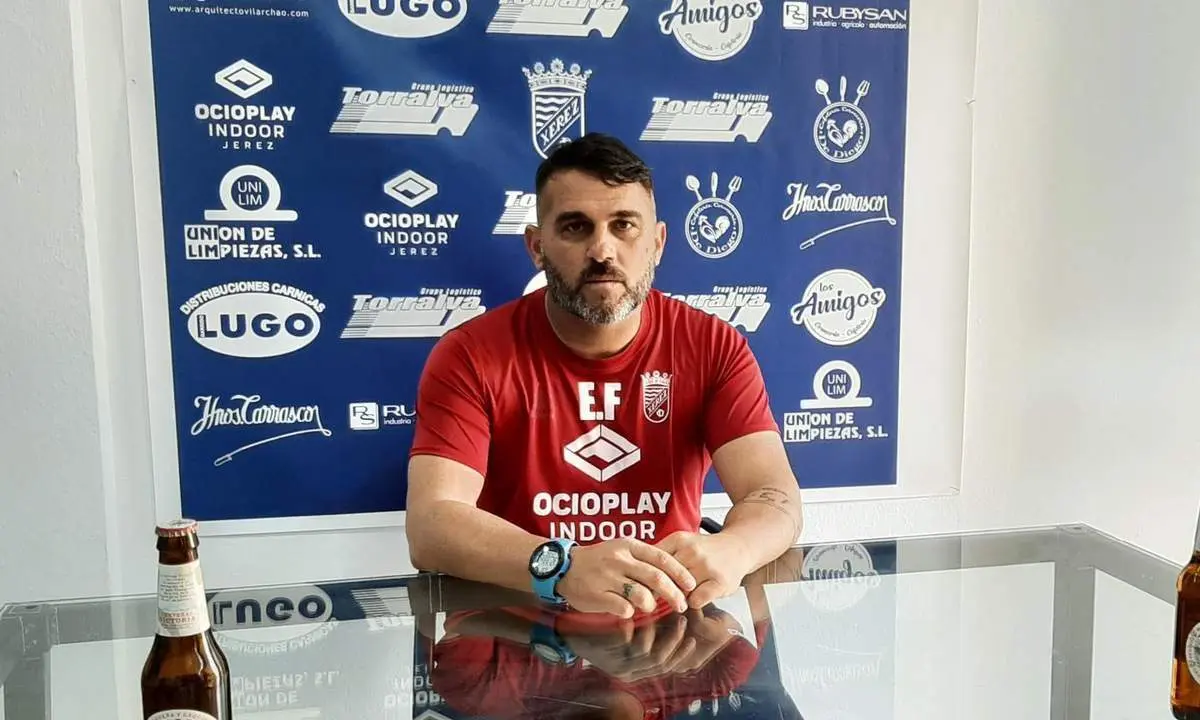 Emilio Fajardo, este viernes en rueda de prensa. - Viva Jerez