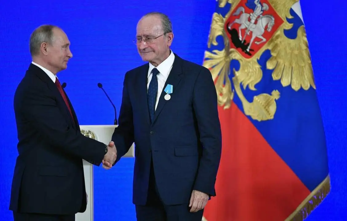 Putin y de La Torre. - EFE