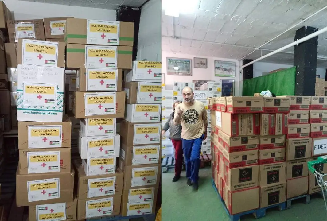 Recogida de alimentos y otros bienes de primera necesidad para el S&aacute;hara. - AI