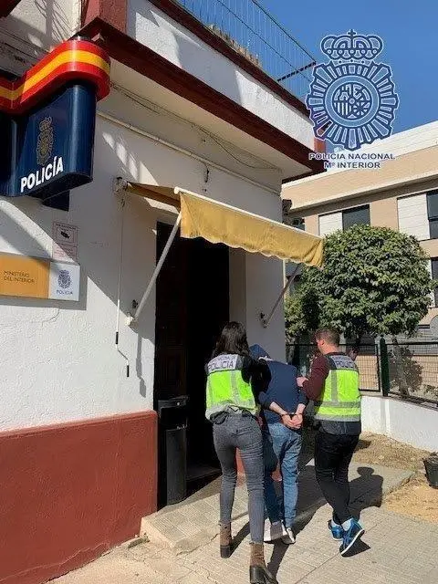 Imagen de la detenci&oacute;n. - CNP