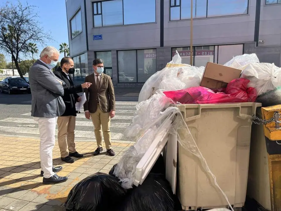 El portavoz de Cs, &Aacute;lvaro Pimentel, en un pol&iacute;gono. - Cs