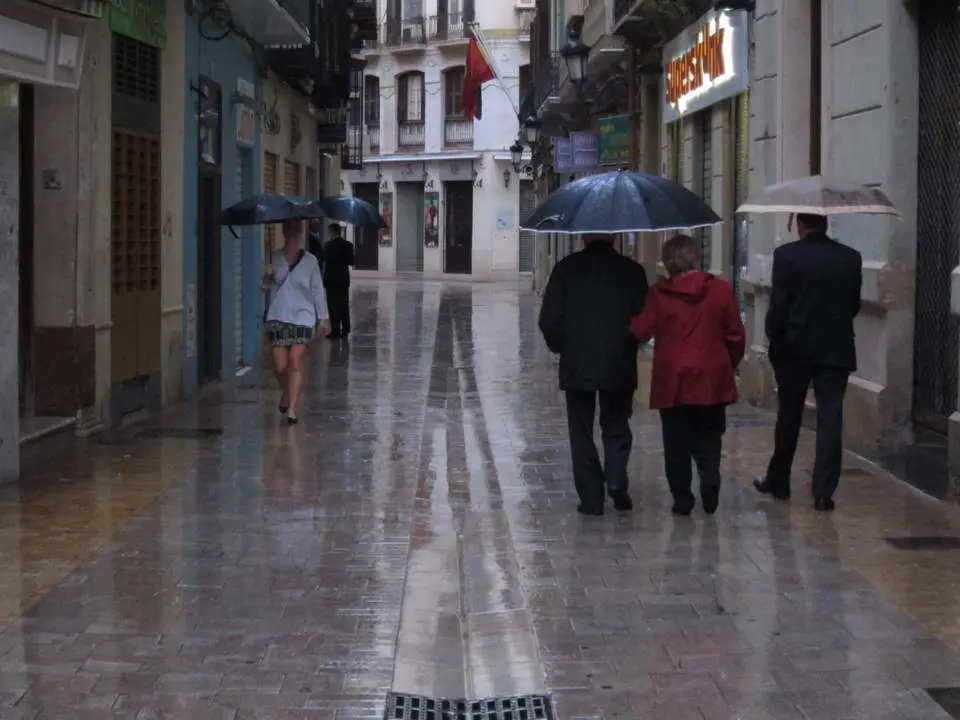 Lluvias en M&aacute;laga (archivo). - Europa Press
