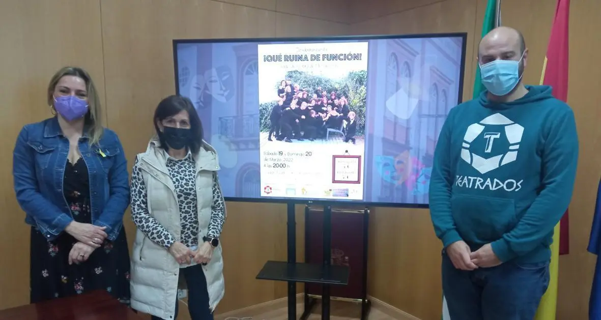Presentaci&oacute;n del cartel anunciador de la obra.  - 