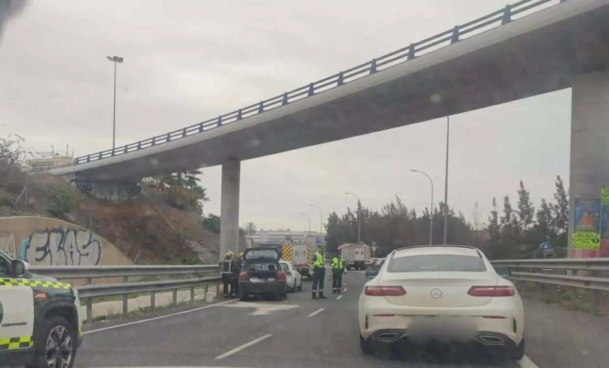 Accidente en la MA-20. - Europa Press
