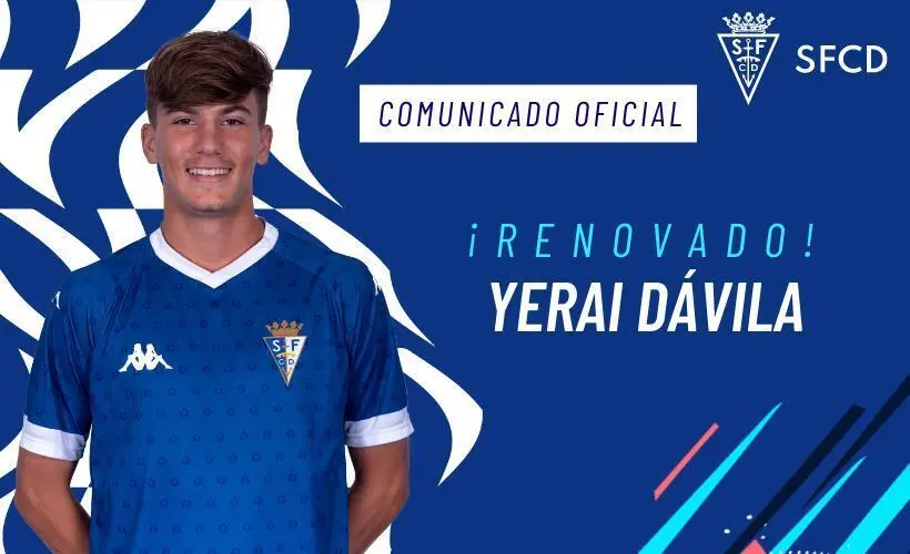 Yerai D&aacute;vila, renovado. - sanfernandocd.com