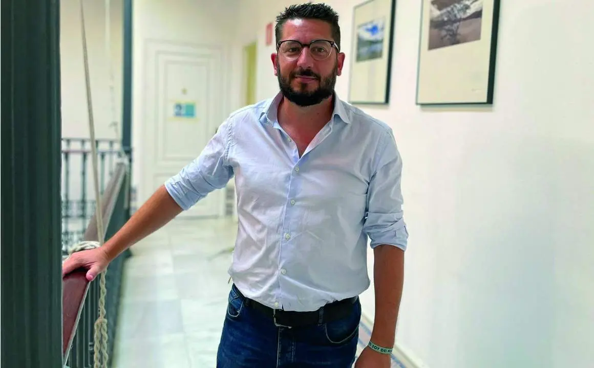 Jorge Rodr&iacute;guez, en las instalaciones del Consorcio de Aguas en la calle Honda, en Jerez. - Jim&eacute;nez