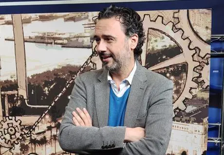 Ra&uacute;l Jim&eacute;nez, en el plat&oacute; del programa &lsquo;La Alcazaba&rsquo;.  - Pablo Ruiz