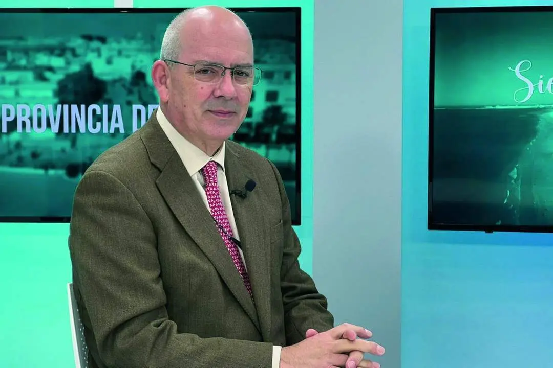 Javier S&aacute;nchez Rojas, durante la entrevista en el espacio Siente C&aacute;diz - Rafael Dom&iacute;nguez