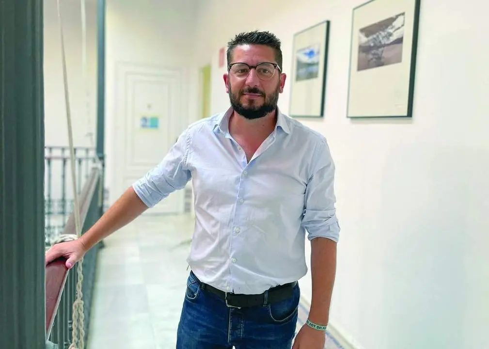 Jorge David Rodr&iacute;guez en la sede del Consorcio de Aguas en la calle Ancha de Jerez.  -  jim&eacute;nez