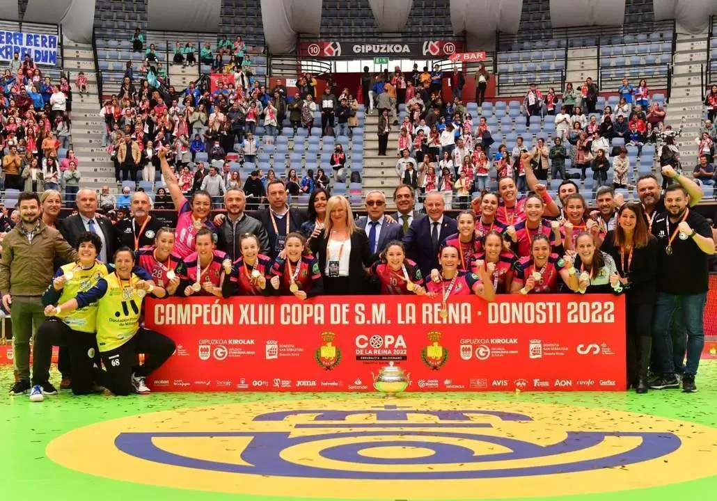 Ganadoras de la Copa de la Reina. - RFEBM / &Aacute;. BERMEJO