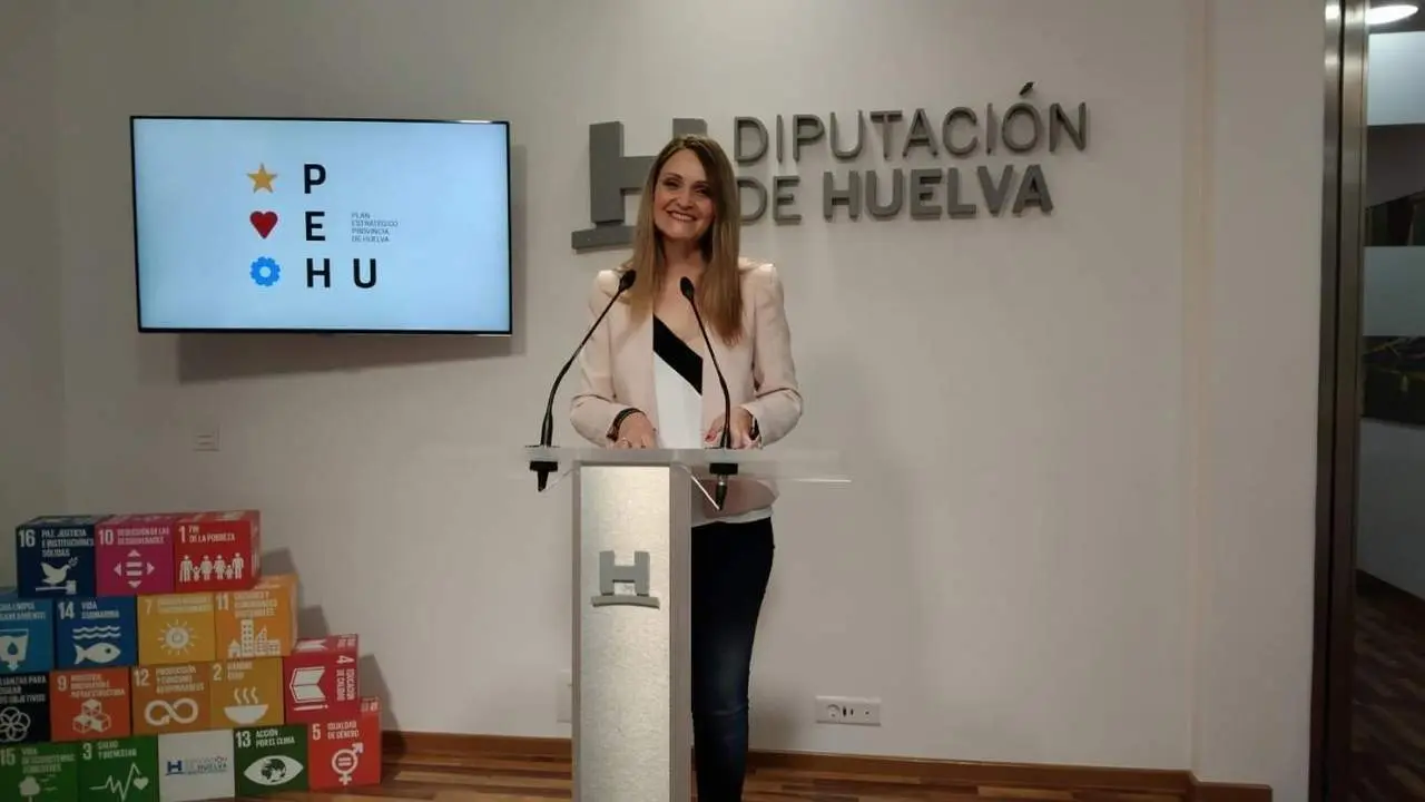 Mar&iacute;a Ponce, portavoz del grupo provincial de Cs, en la Diputaci&oacute;n de Huelva. - VH