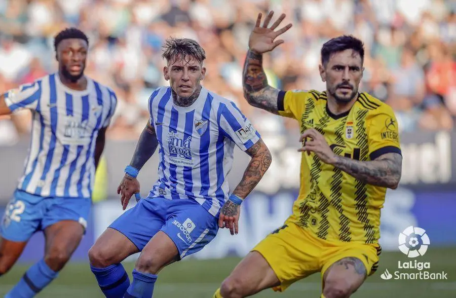 El M&aacute;laga solo sum&oacute; un tiro a puerta en todo el partido. - LALIGA