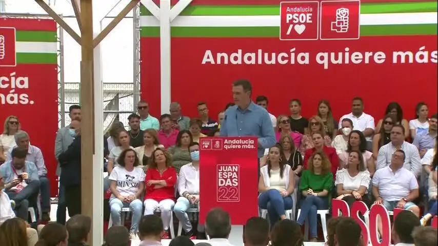 Pedro S&aacute;nchez: Los partidos enemigos de Europa no son una soluci&oacute;n para Andaluc&iacute;a