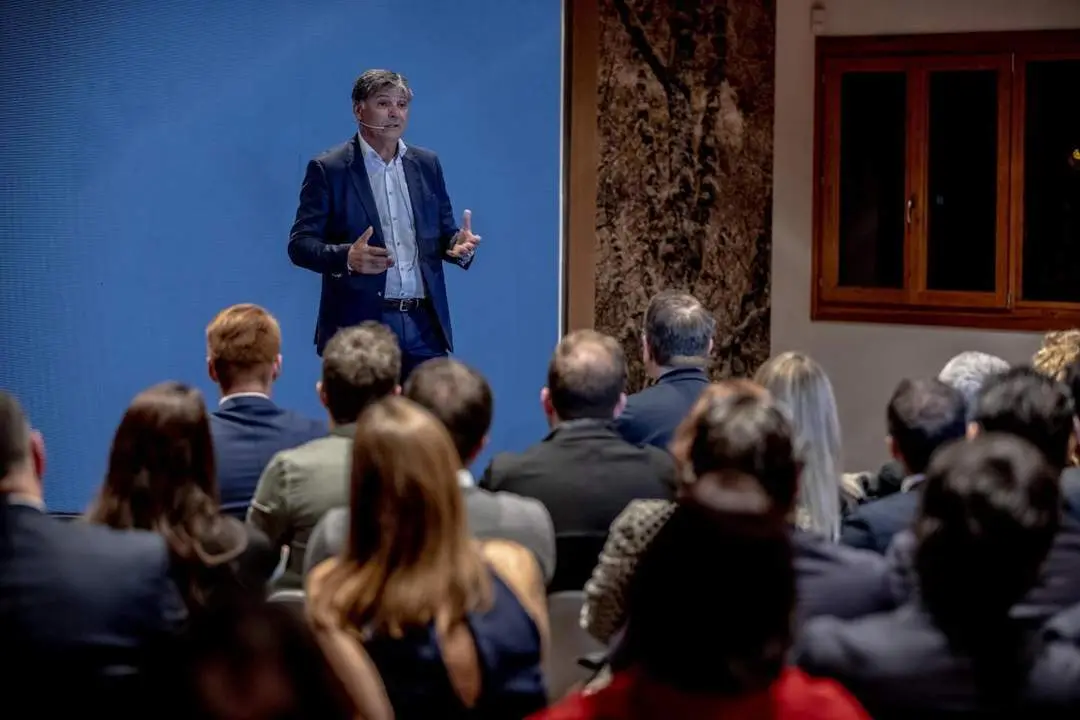 Toni Nadal en una conferencia. - VH