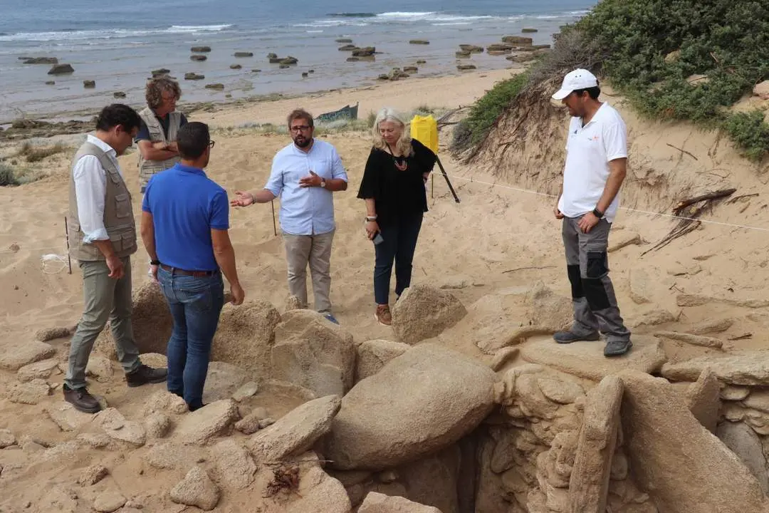 Restos arqueol&oacute;gicos en el Cabo de Trafalgar. - JA