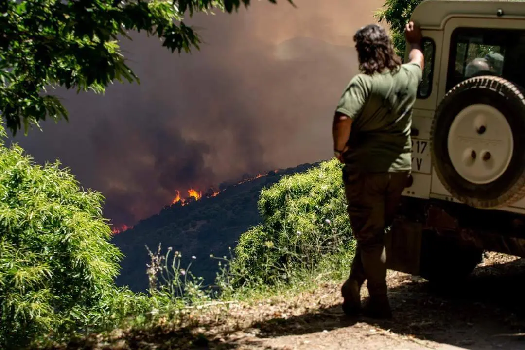 El incendio se ocasion&oacute; por una imprudencia de varias personas que realizaron trabajos sin los permisos necesarios ni la seguridad. - EFE