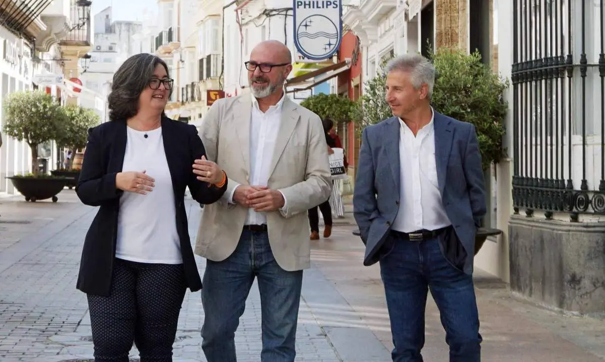 Los concejales de Cs en el Ayuntamiento de Chiclana. - A.I.