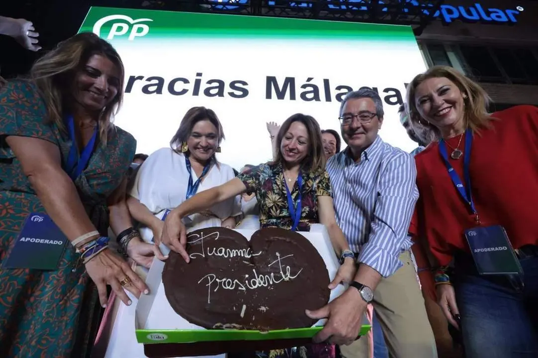 Salado celebra el triunfo. - PP M&auml;laga