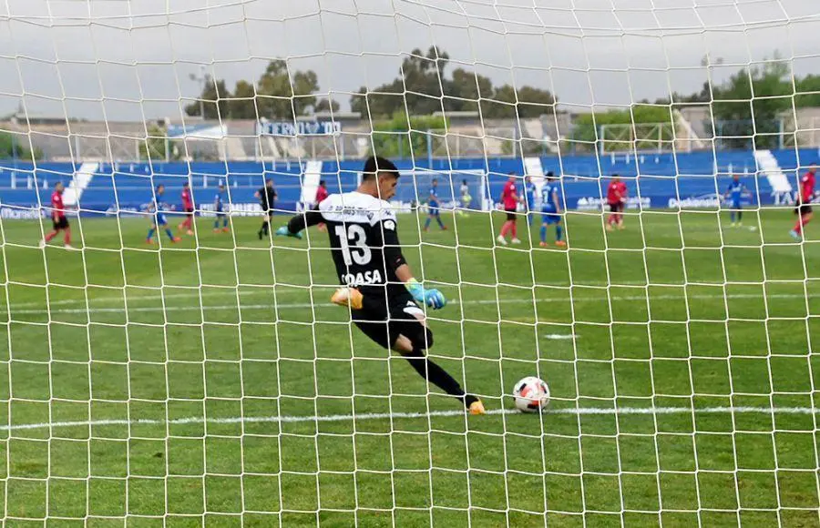 Mat&iacute;as Ramos en un partido Linares - San Fernando - LCD