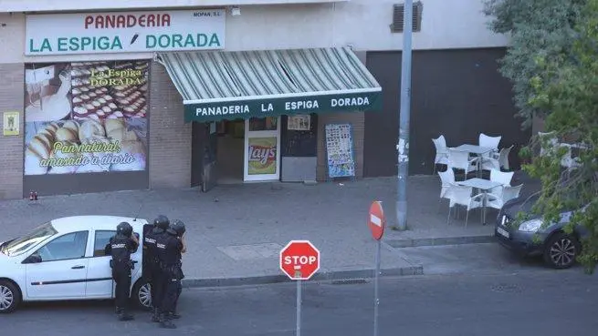 El despliegue policial. - EP