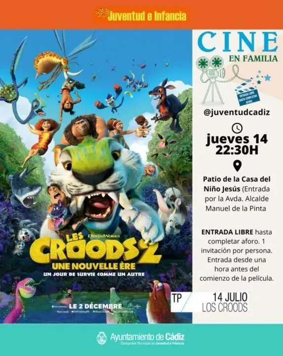 Cartel de Cine en Familia 2022. - 
