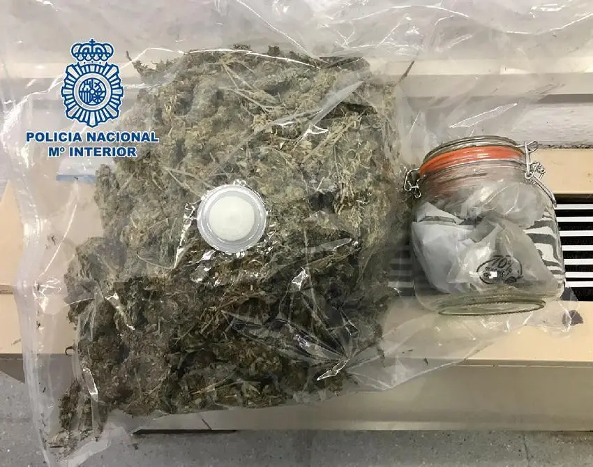 La droga incautada. - CNP