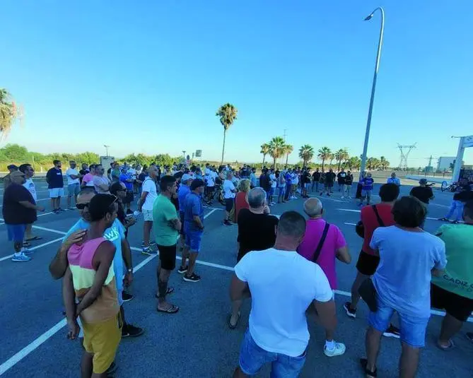 Asamblea de la CTM?celebrada ayer en el astillero de Puerto Real.  - VIVA