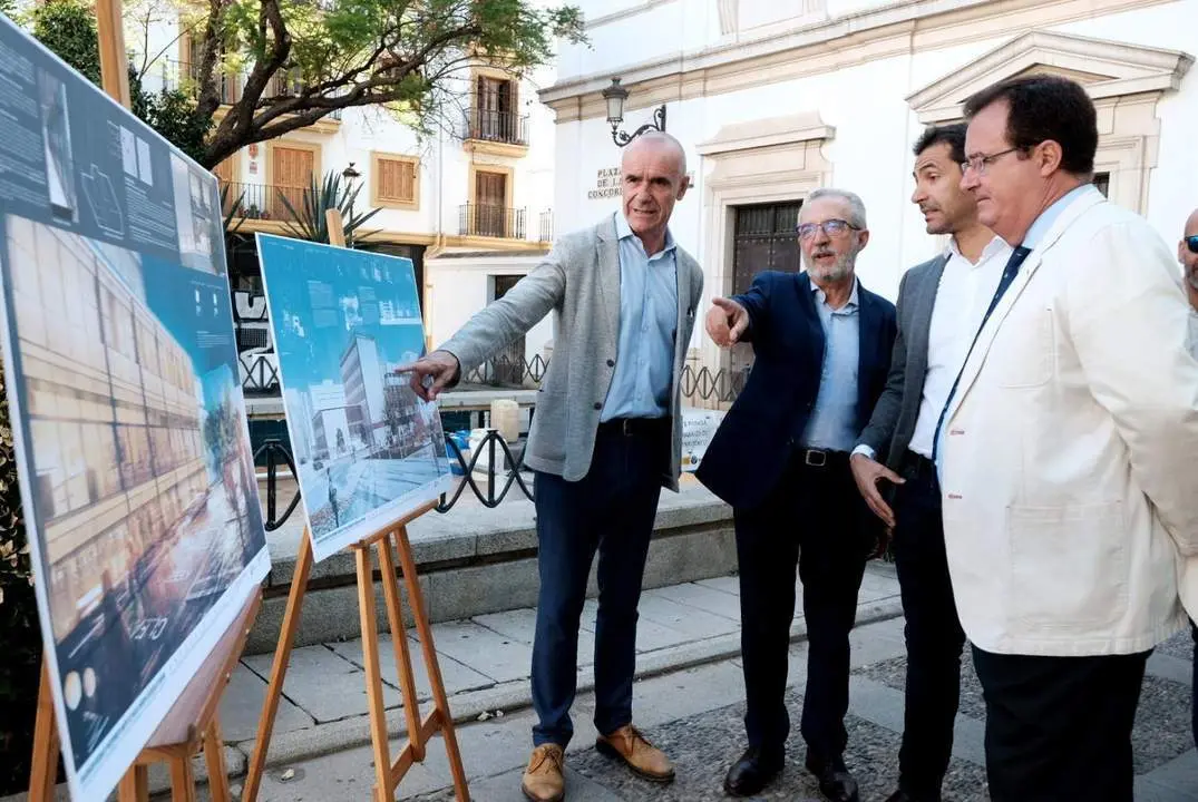 La presentaci&oacute;n de las obras. - Ayto